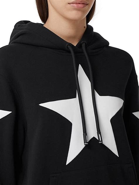 Shop Burberry Poulter Star Hoodie 